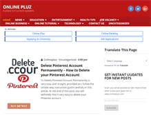 Tablet Screenshot of onlinepluz.com